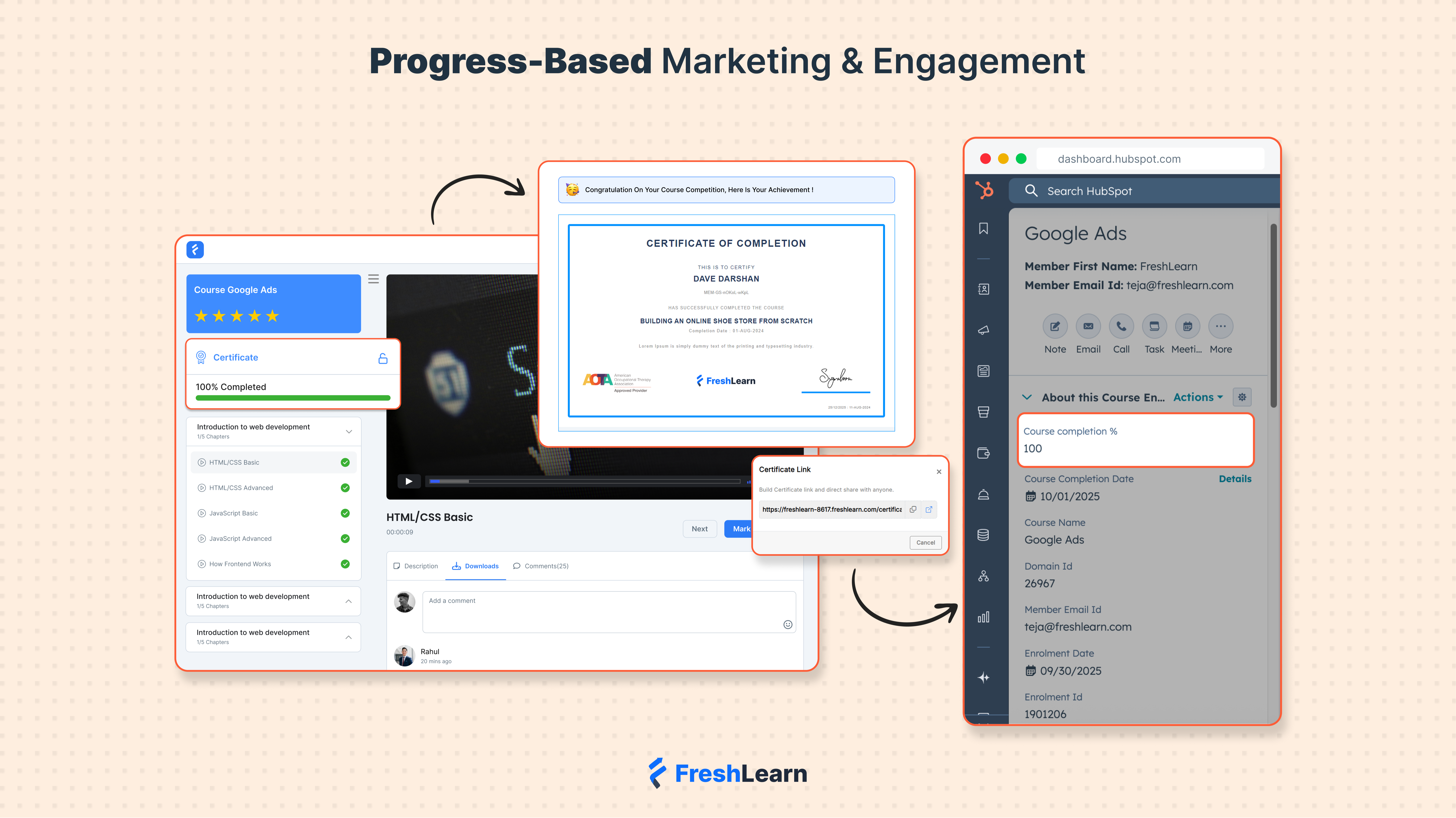 Progress-Based Marketing & Engagement